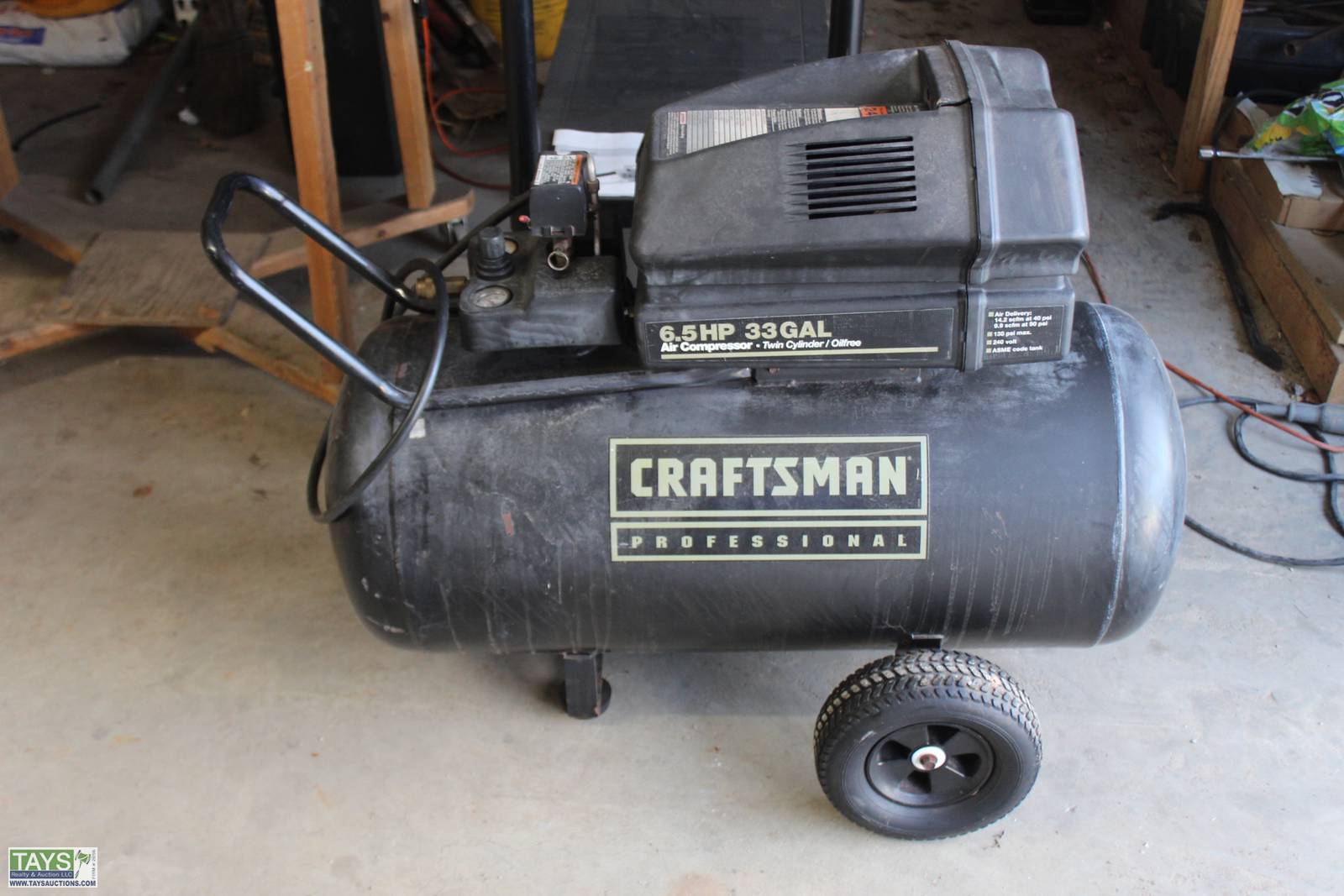 Lot #86: Craftsman 1/2HP Air Compressor Paint Sprayer - WireBids