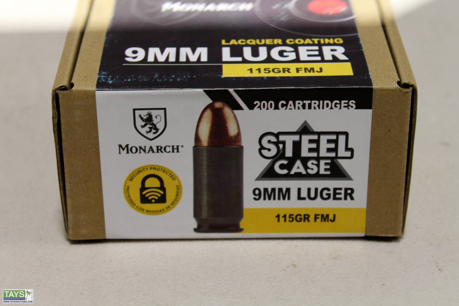 Monarch FMJ 9mm Luger 115-Grain Pistol Ammunition