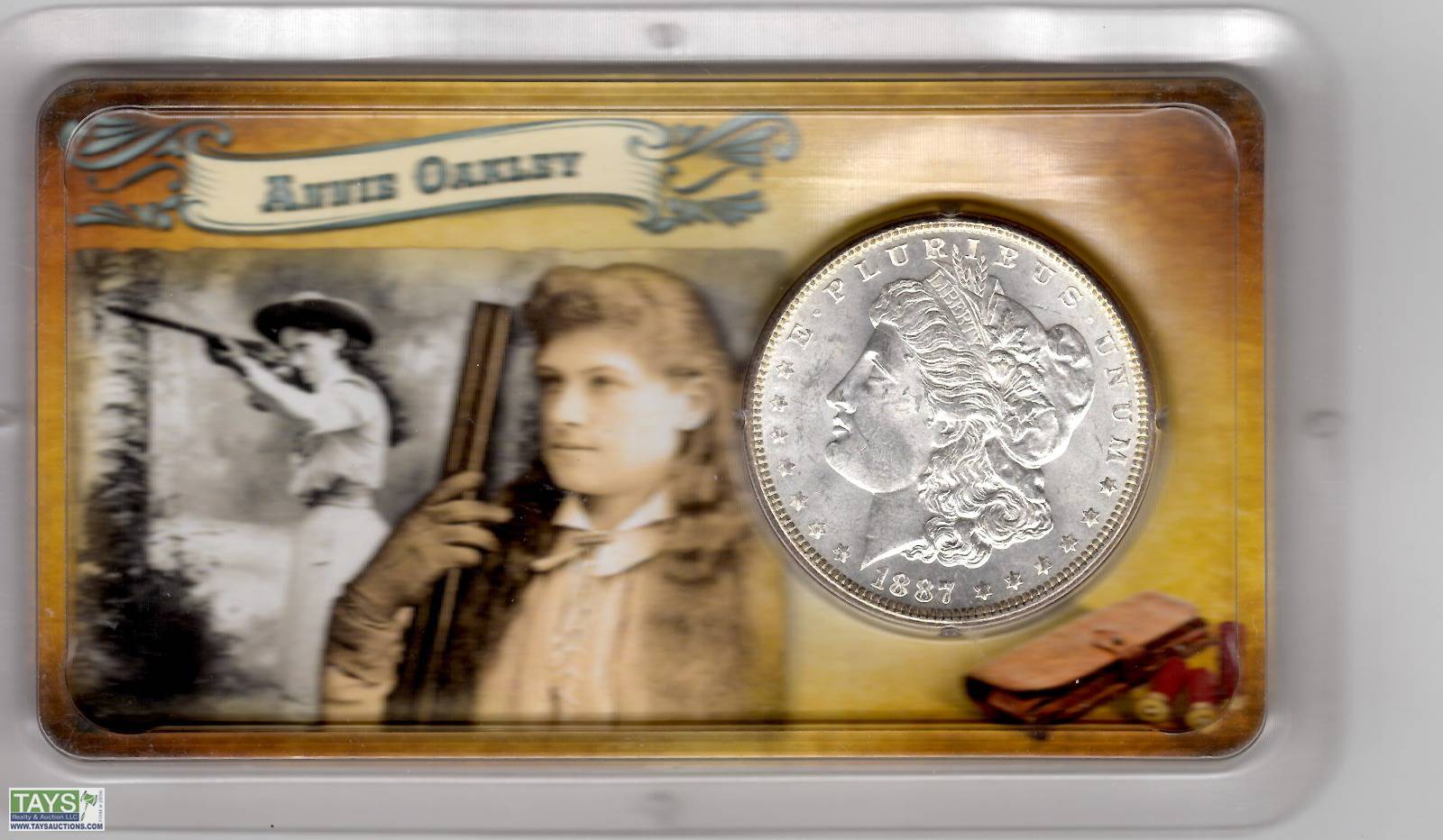 Tays Realty & Auction - Auction: ONLINE ABSOLUTE AUCTION: FIREARMS -  AMMUNITION - COINS & SPORTING GOODS ITEM: 1887 Choice Uncirculated Morgan  Silver Dollar 