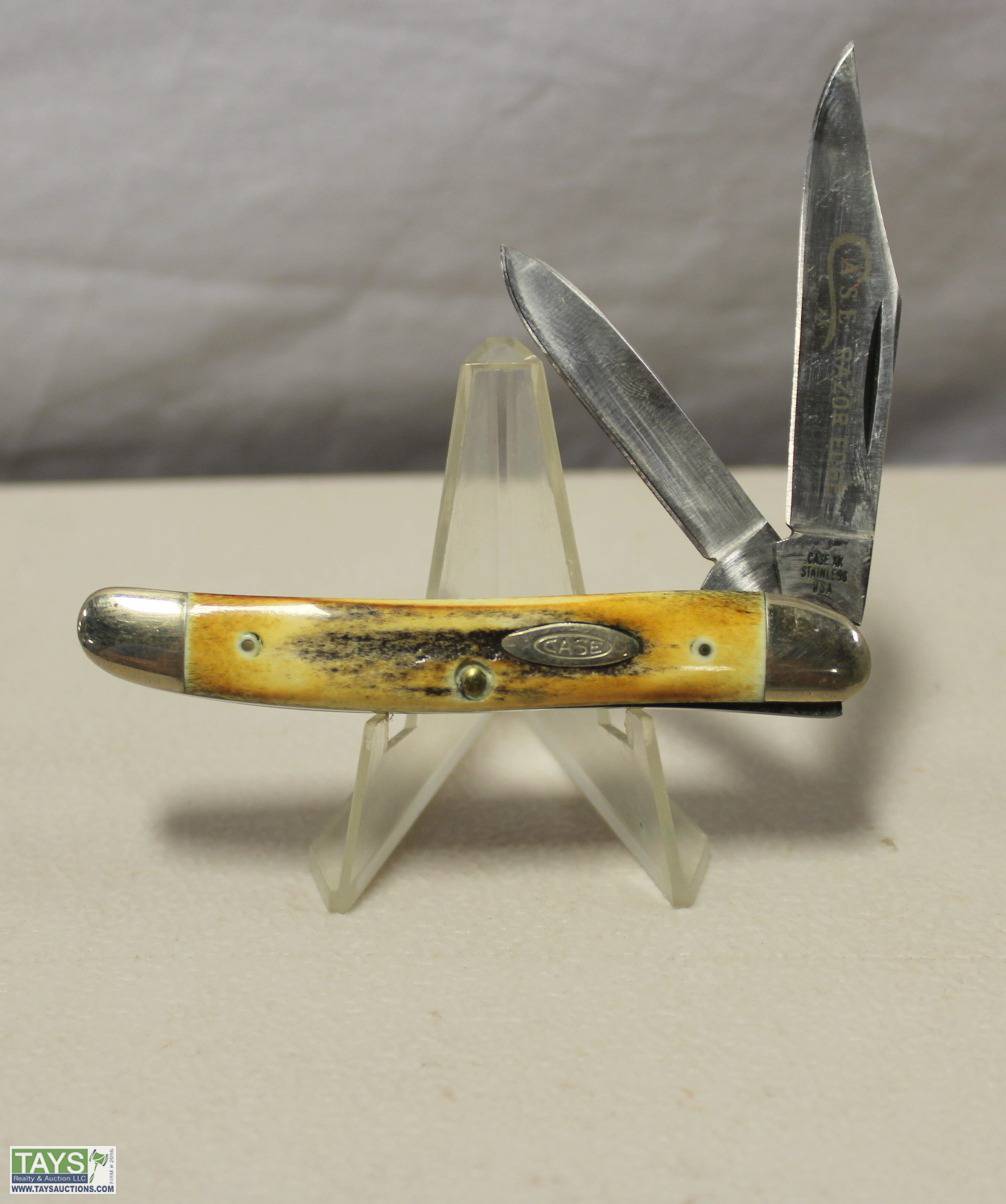 Case XX 52033 SSP 2 blade pocket knife, stag