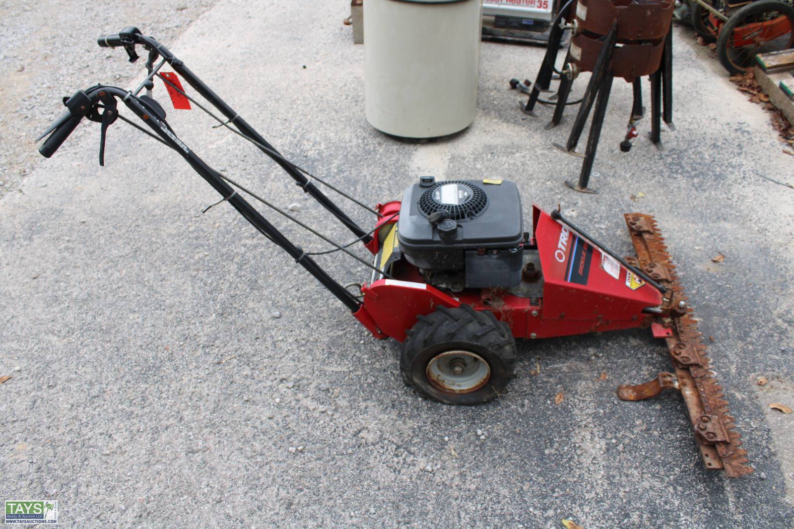 Troy bilt walk discount behind sickle bar mower