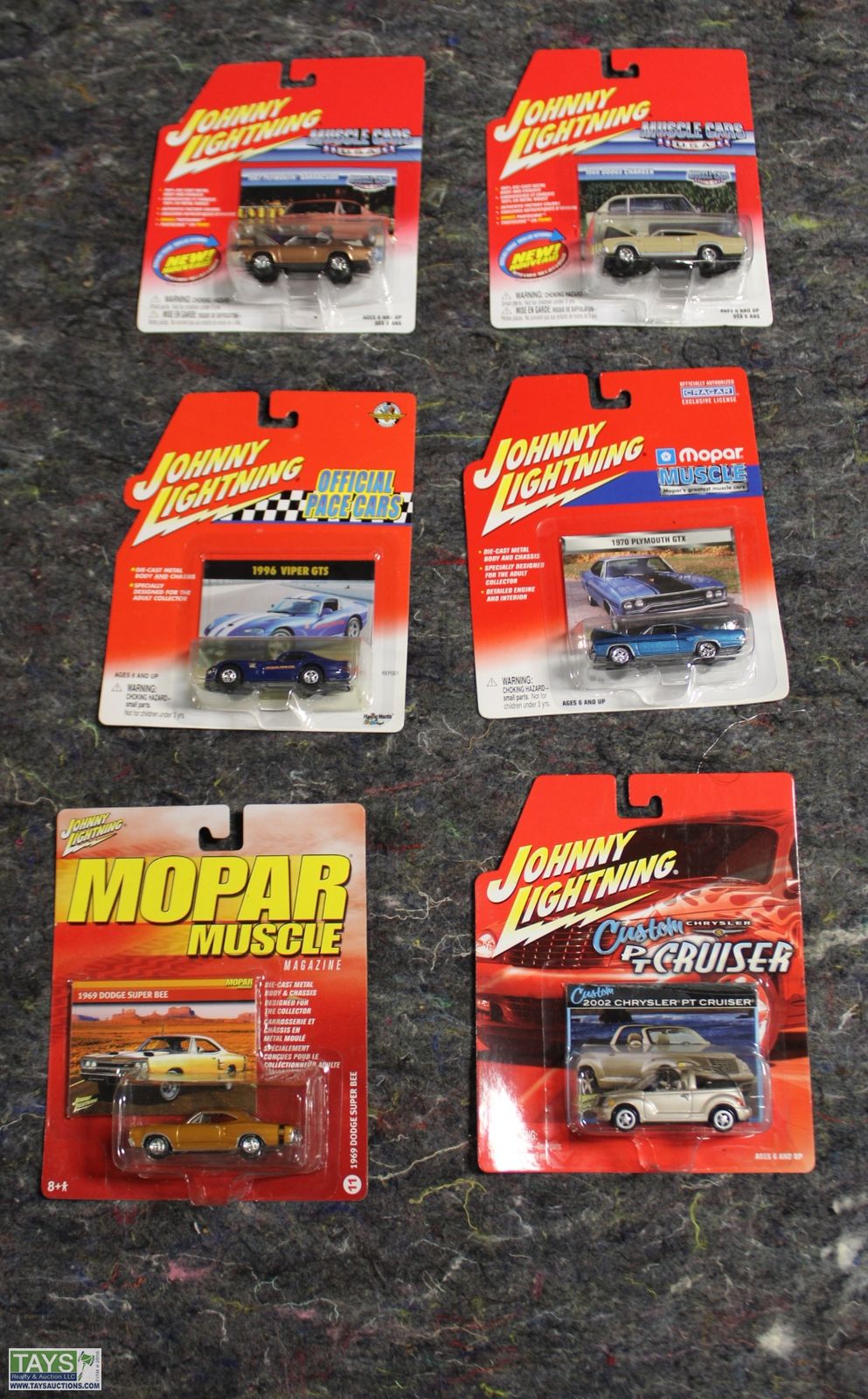 Sold at Auction: (10) Johnny Lightning Cars