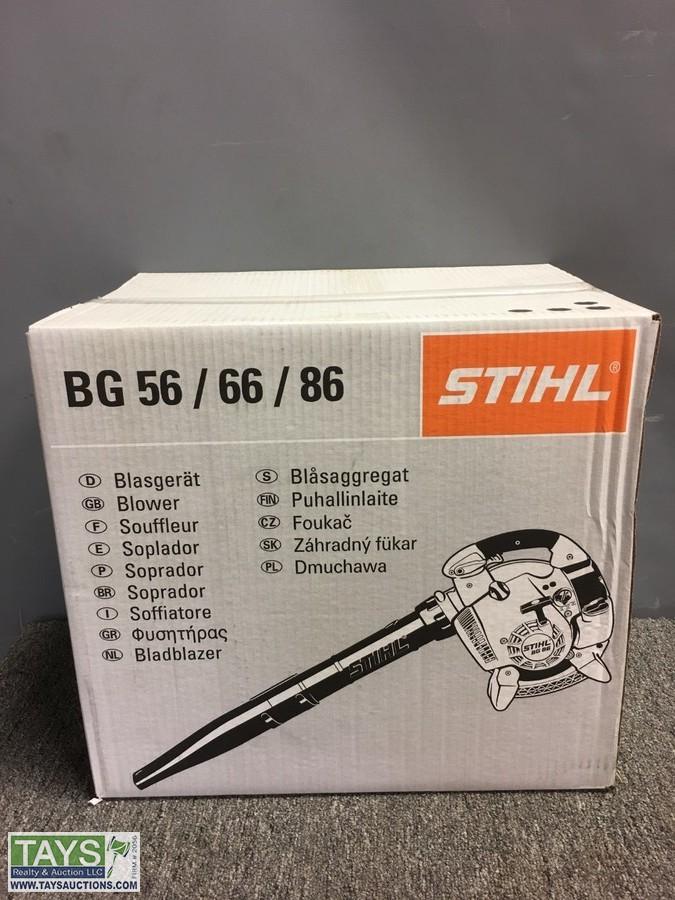 Afsnijden Einde lip Tays Realty & Auction - Auction: ABSOLUTE ONLINE BENIFIT AUCTION: 50th  ANNUAL KIWANIS BENEFIT ITEM: Stihl BG 55 Blower from Gentry Power Equipment