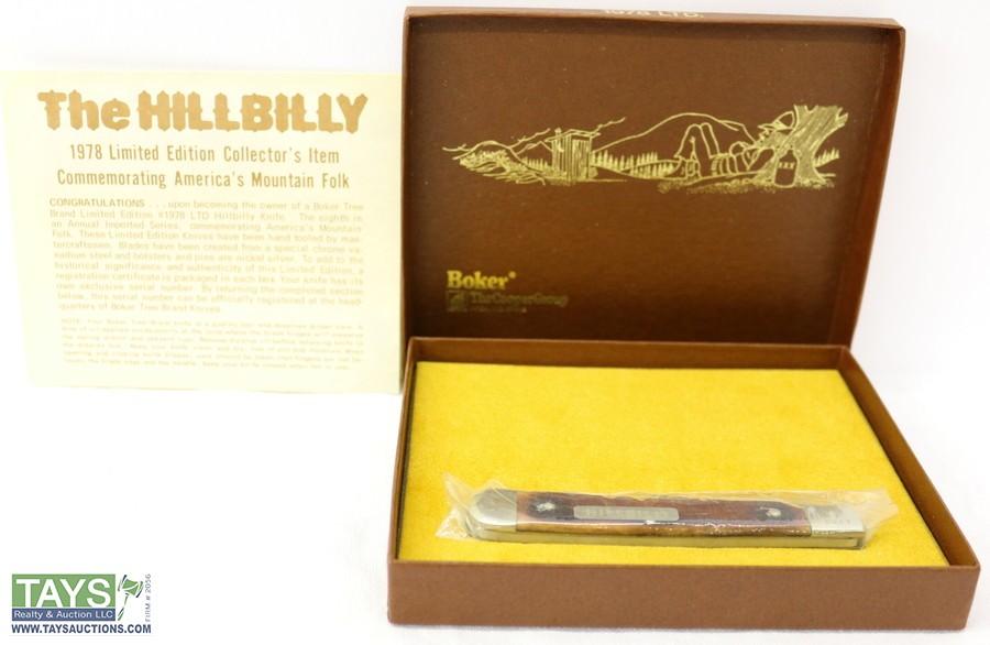 Boker Tree Brand - Hillbilly Trapper Pocket Knife 1978 LTD w/ Box