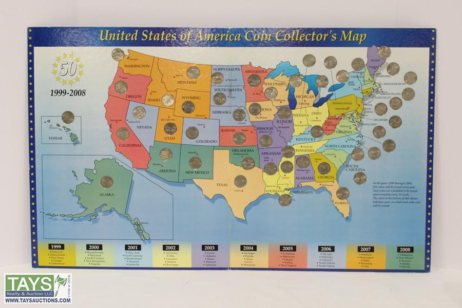 1999-2008 200-coin 50 State Quarter Complete Set (Dansco Albums) 